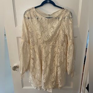 Free People Ruby Boho Lace Dress